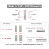 JOUNJIP Single Sided Keyless Entry Door Lock - 100% Mechanical