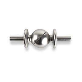 A&F Rod Decor - Adjustable Curtain Rod Corner Connector, 13/16 inch Diameter, Satin Nickel