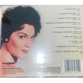 New Francis, Connie : Connie Francis CD Platinum Vintage