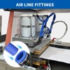 10Pcs Push to Connect Pneumatic Quick Fittings (Straights,3/8in-10mm)