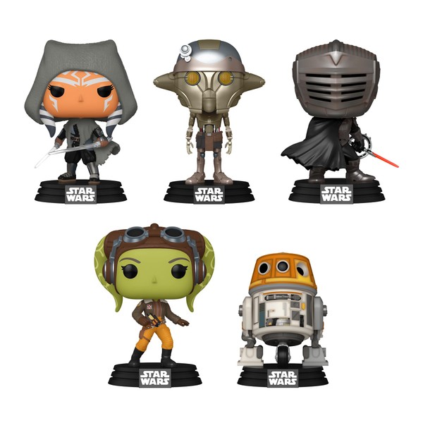 Funko Pop! Ahsoka Set of 5 - Tano, General Hera