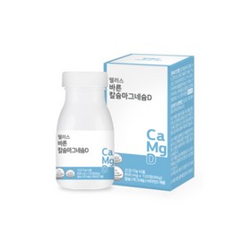 wellers Wellus Calcium Magnesium Vitamin D Nutrient 800mg 120 Tablets / 웰러스 칼슘 마그네슘 비타민D 영양제 800mg 120정