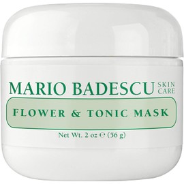 Mario Badescu Flower & Tonic Mask - Absorbe el exceso de grasa y brillo - Cuidado facial suave y purificante para hombres y mujeres - Mascarilla facial ideal para pieles mixtas, grasas o sensibles, 56 gr
