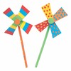 Baker Ross AT844 Wooden Windmill Kits - Pack of 5,