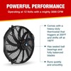 A-Team Performance 16" Electric Radiator Cooling Fan Wide S-Curved 10