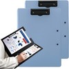 【2-Piece Set】Gray Binder A4 2-Fold Binder A4 2-Fold Holder 1.6mm