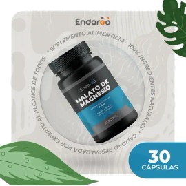 Malato De Magnesio 90 Capsulas 500 Mg Pack Apoyo Energético y Muscular