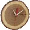 TFA Dostmann Tree-O-Clock Wanduhr aus Eichenholz, 60.3046.08, hochwertiges Uhrwerk, handgemacht