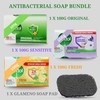 Antibacterial Soap Bundle with 3 pack soap bars - Original,