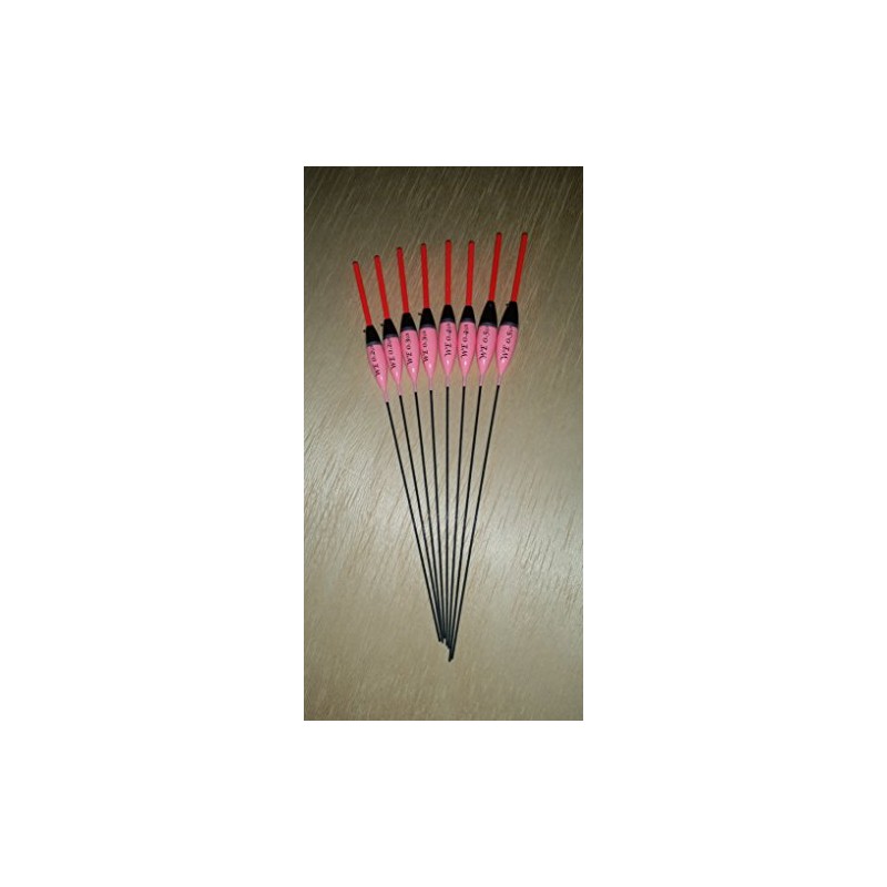 8 x Assorted Pole Floats (Pack 337R8)