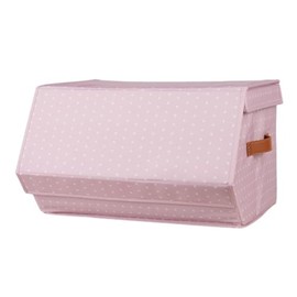 Erin Condren Collapsible Storage Organizer - Store, Organize & Pack Your Essnetials - Removable Dividers With Magentic Closure - Lilac, Medium