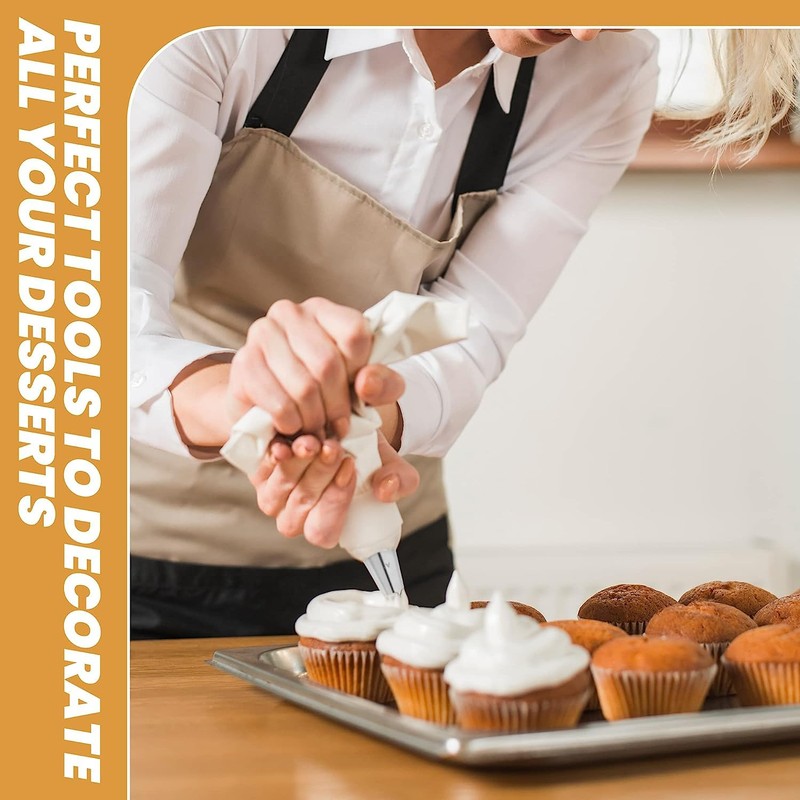 EBLLPA 1A#1E#1C#356#9FT# Large Icing Piping Tips Set 5PCS Cupcake Decorating