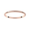 Solid 10k Rose Gold 1.5mm Wedding Band Ring Classic Plain
