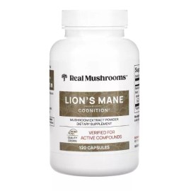 Lion Real Mushrooms, Lion's Mane, Cognition, 1,000 mg per serving, 120 Capsules