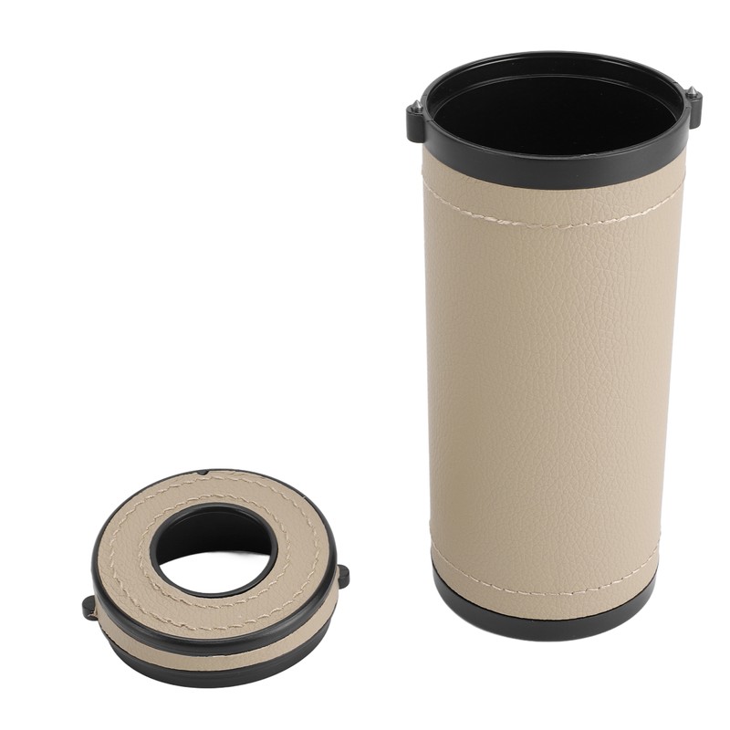 Car Tissue Holder Lightweight Leather and Tungsten Steel Car Tissues