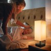 DEGNJU Small Lamp for Bedroom, Bedside Lamps for Night Stands,