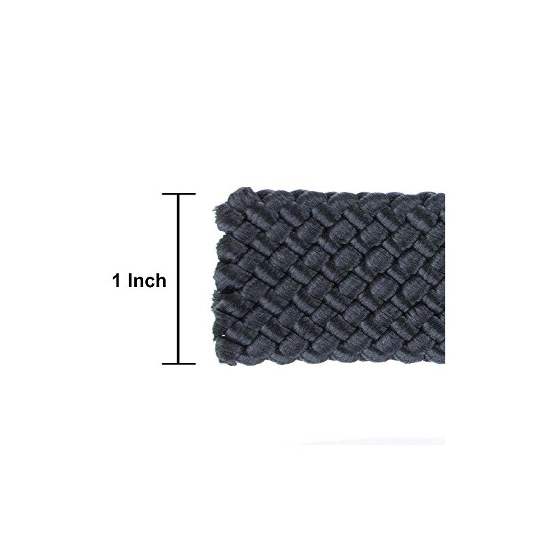 1 Inch PolyPro Rope - Soft Flat Hollow Braid (Tan,