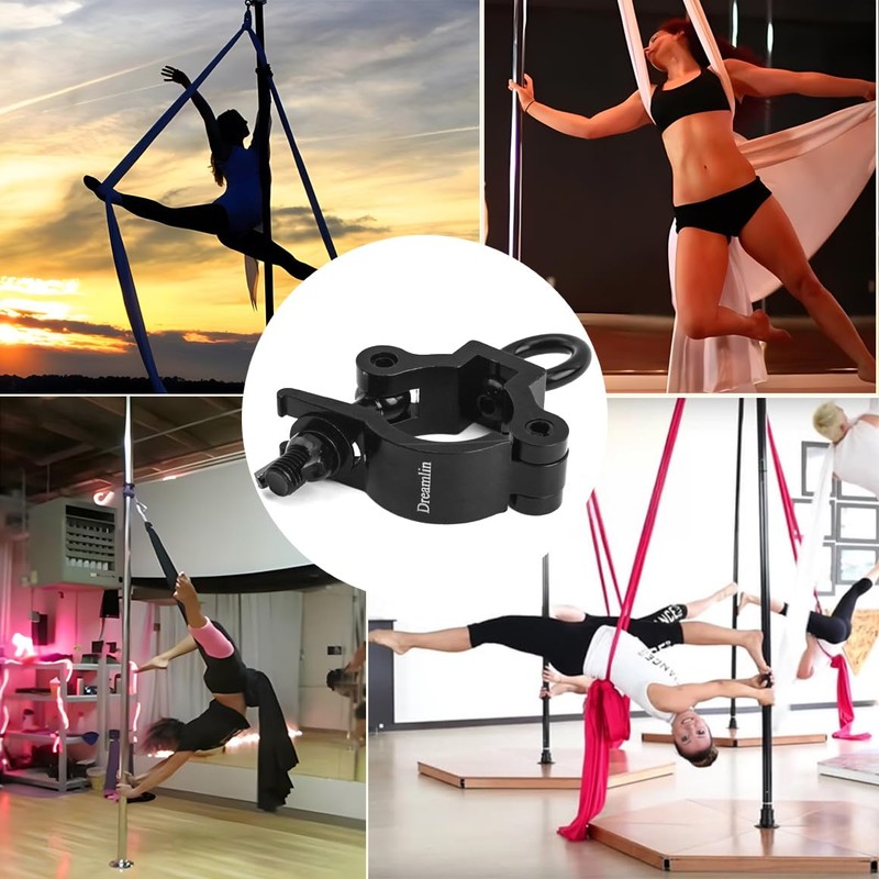 Dreamlin Dance Pole Hanging Clamp for Pole Dancing Accessories and
