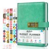 WEMATE Budget Planner 2024 with Lock, Monthly Budget Book with