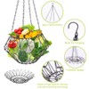 Chickens Vegetable Fruit Hanging Automatic Feeder Foldable 16.5 Inch with