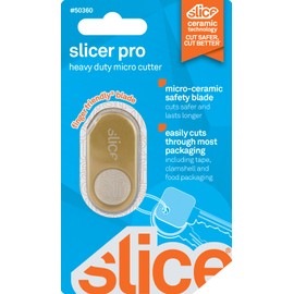 Slice Slicer Pro Box Cutter | Keychain Knife and Heavy Duty Micro Cutter | Royal Bronze