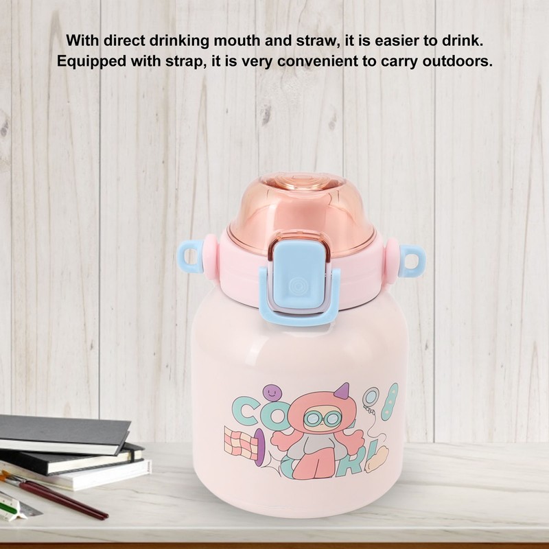 Insulated Water Bottle 680ml Capacity Stainless Steel Tea Flask for