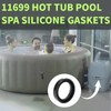 4 Pcs Silicone Connector Seals Gaskets Inlet & Outlet Seal