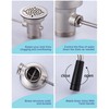iVIGA Commercial Sink Drain: 3-1/2" Sink Opening Waste Drain Valve