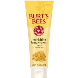 Burt's Bees Crema nutritiva de manos con miel y aceite de semilla de uva, 2.6 onzas