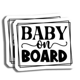 Baby on Board Sticker - Car Decal - Safety Decal - Baby Sign - Vehicle Sticker - Baby on Board Car Sign - Child Safety Sticker - Baby on Board - 5" Vinyl Sticker - AAS0530