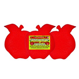 Jetz-Scrubz® Apple Shaped Kitchen Scubber Sponge, Pack of 3