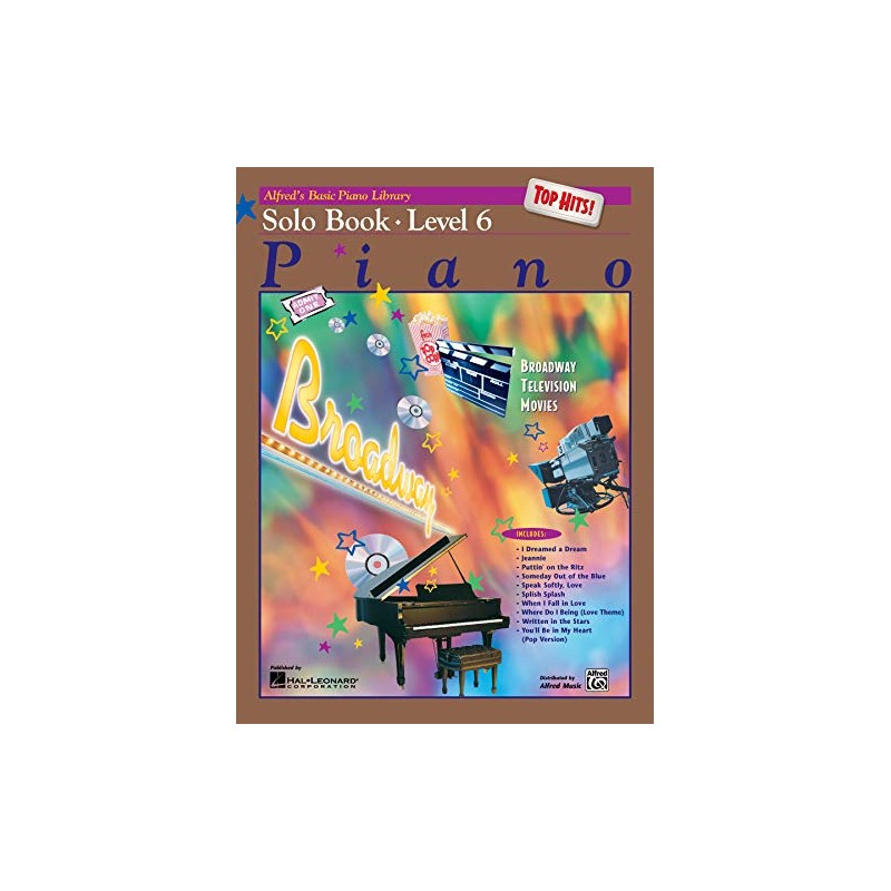 Alfred's Basic Piano Library Top Hits Solo Book 6