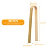 NICECRAFT 30 Pcs Wooden Tongs for Charcuterie Mini Bamboo Tongs