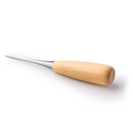 RERI Awl Wooden Handle Round Blade Awl 1 Piece