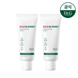 Dr.G Miracle House Dr.G Red Blemish Clear Soothing Cream 70ml 1+1Tube 682526 / 미라클하우스 닥터지 레드 블레미쉬 클리어 수딩 크림 70ml 1+1Tube 682526