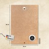 ARTFAVES® Wooden Sign with Saying ‘Ich mag bekloppte Menschen’ |