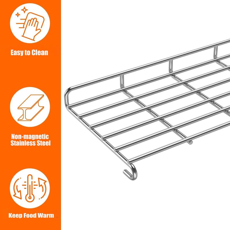 SearCook 66044 Grill Warming Rack Stainless Steel for Weber Genesis