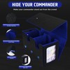 QUOTRE Card Deck Box for MTG Commander (Blue)