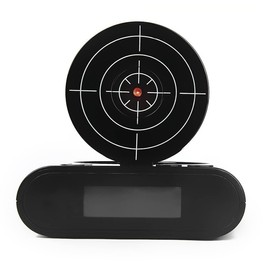 EC VISION EC VISION Lock N' Load Gun Alarm Clock Target Alarm Clock Creative Clock Black