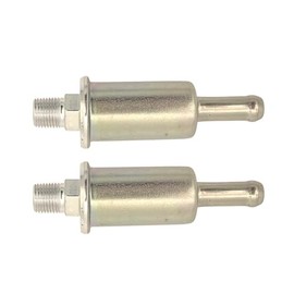 2 Pack Fuel Filters 40 Micron for Gasoline Fuel Only replaces 17311 1242G for Micro Fuel Pump 17301 17303 12S 42S