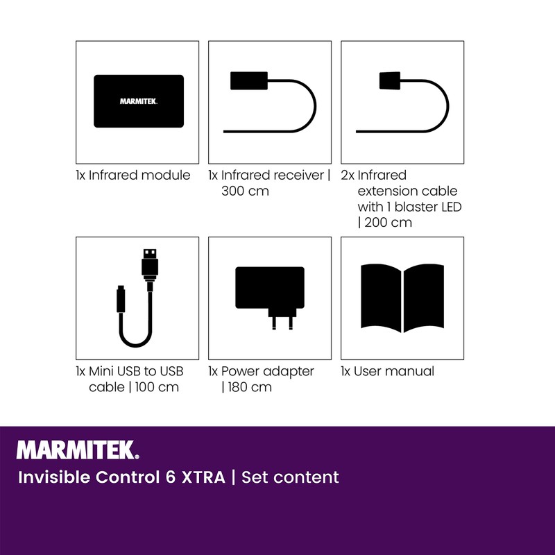 IR extender - Marmitek Invisible Control 6 XTRA - Hide