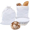 Reusable Bread Bags for Homemade Bread with TPU Lining &