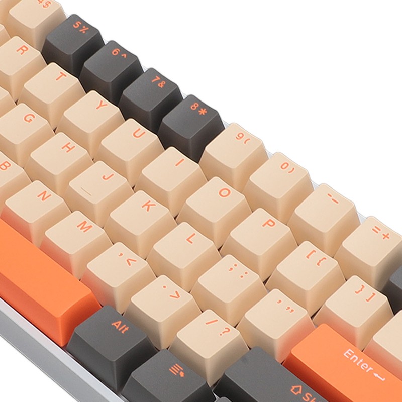 Mechanical Keyboard 61 Keys RGB Backlight 3 Connection Modes Wireless