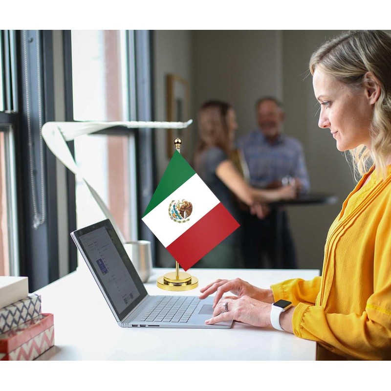 Mexico Desk Flag, 30 cm Large Small Mexican Mexican Banner