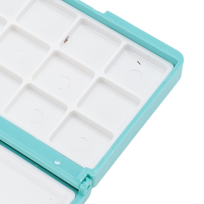 2Pcs Portable Watercolor Box Detachable Easy to Clean Compact Mini