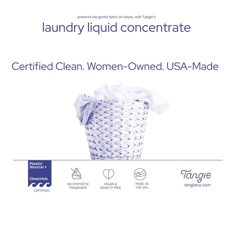Tangie Laundry Concentrate Bar – Fragrance Free, Dye Free, Safe