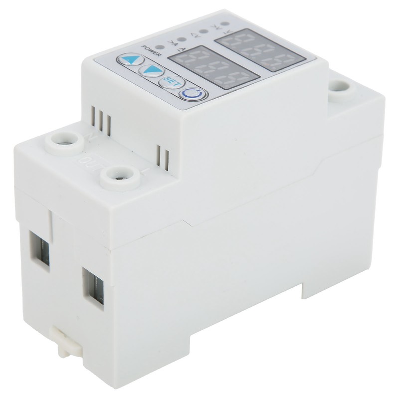 Overvoltage Undervoltage Protector LED Adjustable Self Reset Current Protector AC