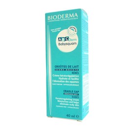 BIODERMA ABCDERM Babysquam - Moisturising Cream for Babies - Works Against Flaky Skin and Milk Scab - Recommended by Dermatologists - Tube 40 ml