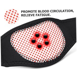 COLLBATH 2pcs Self-heating Neck Wrap Magnets Neck Band for Men Women Protective Magnetic Relaxing