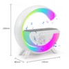 LED Table Lamp with Wireless Charger, RGB Color Changing Ambient